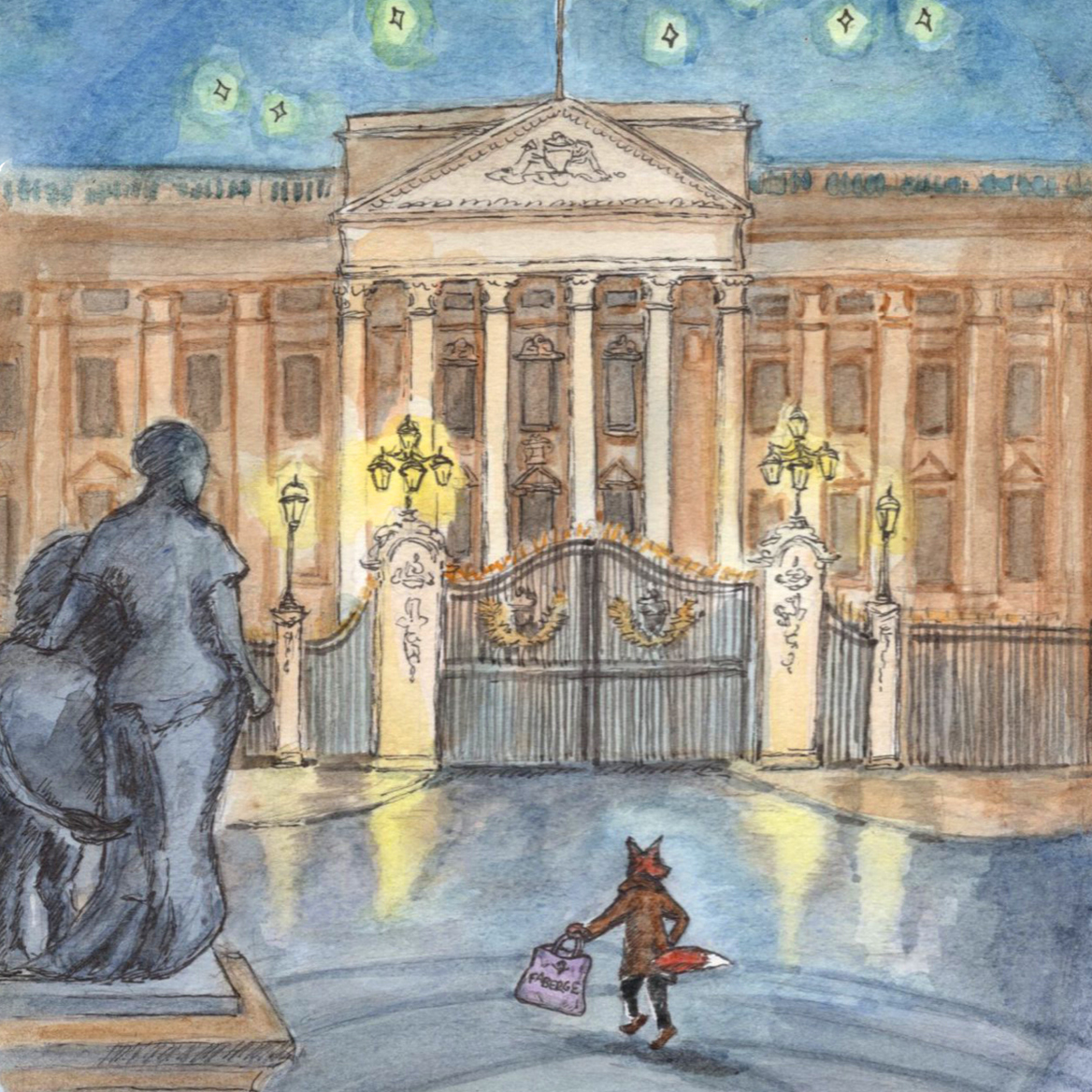 Buckingham Palace scene